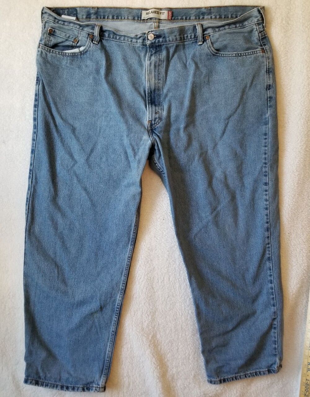 Levi’s 550 Men’s Jeans 50x27 – Relaxed Fit, Medium Wash, Big & Tall